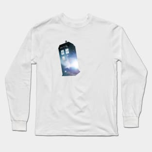 Space Tardis Long Sleeve T-Shirt